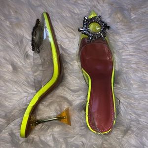 Trendy plastic shoes